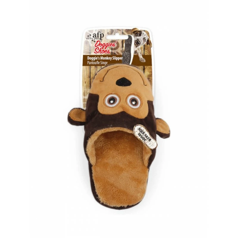 All For Paws Jouet AFP Doggies'shoes Pantoufle Singe 3 All For Paws Jouet AFP Doggies'shoes Pantoufle Singe