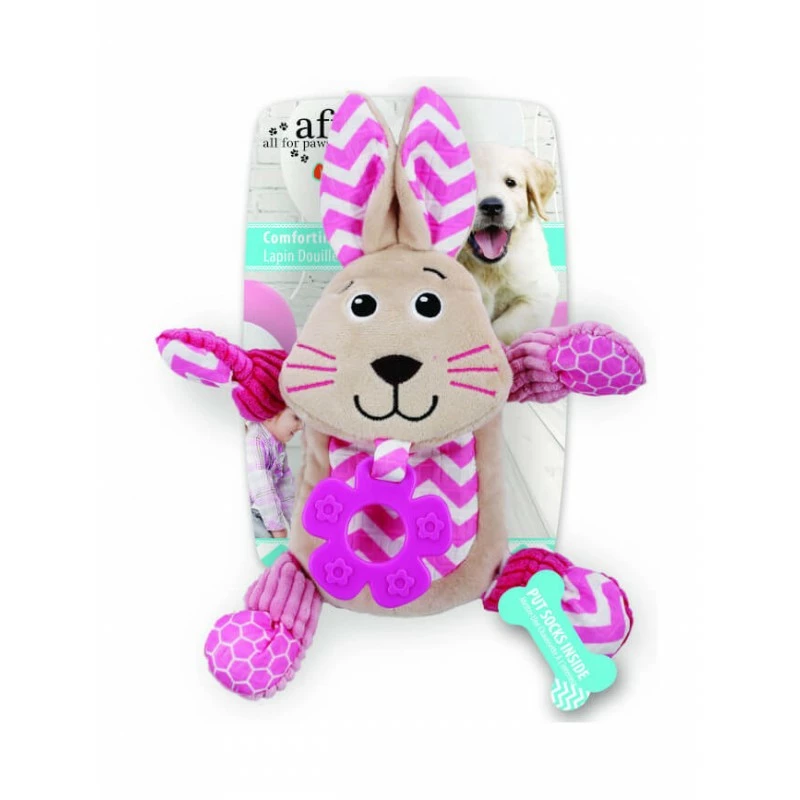All For Paws Jouet AFP Little Buddy Lapin Comforting Bunny 3 All For Paws Jouet AFP Little Buddy Lapin Comforting Bunny