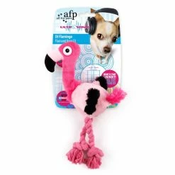All For Paws Jouet AFP Ultrasonic Flamand Rose à Ultrason
