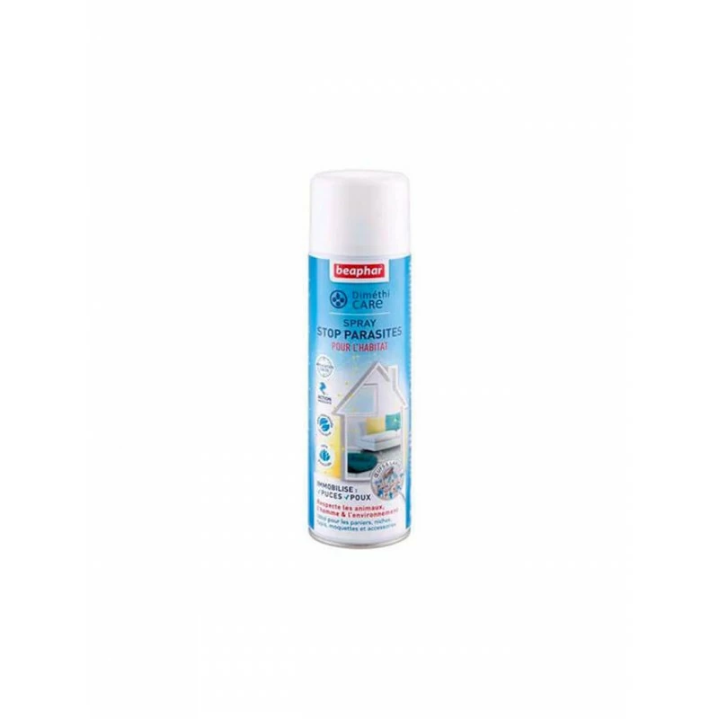 Spray Stop Parasites Spécial Habitat Beaphar DiméthiCARE 400 Ml 3 Spray Stop Parasites Spécial Habitat Beaphar DiméthiCARE 400 Ml