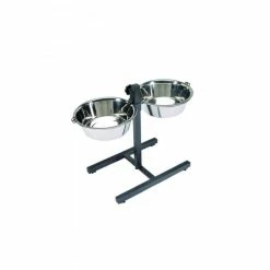 Écuelles Avec Support Métallique Camon 2 X 900 Ml