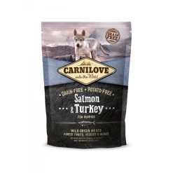 Croquettes Carnilove Grain Free Puppy Saumon & Dinde