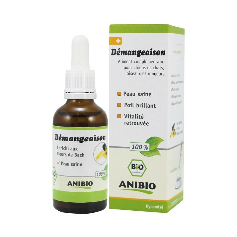 Complément Alimentaire Contre Démangeaisons 50 Ml - Anibio 3 Complément Alimentaire Contre Démangeaisons 50 Ml - Anibio