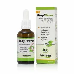 Complément Alimentaire Hygiène Digestive Stop’Verm 50 Ml - Anibio
