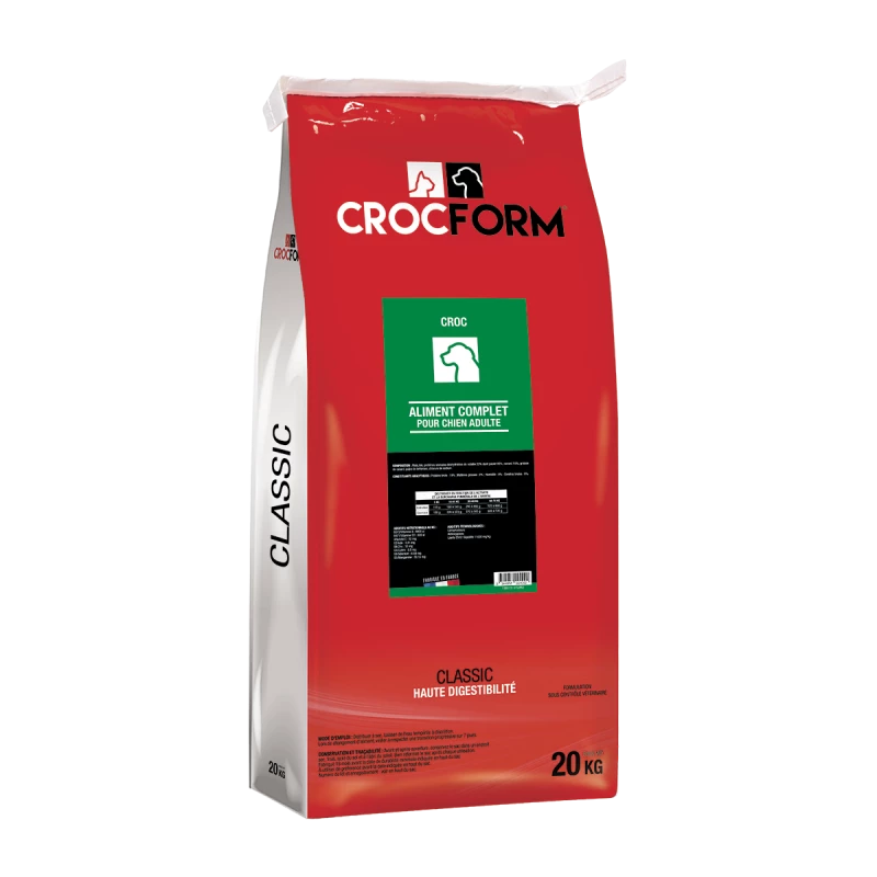 Croquettes CROCFORM Classic Croc 20 Kg 3 Croquettes CROCFORM Classic Croc 20 Kg