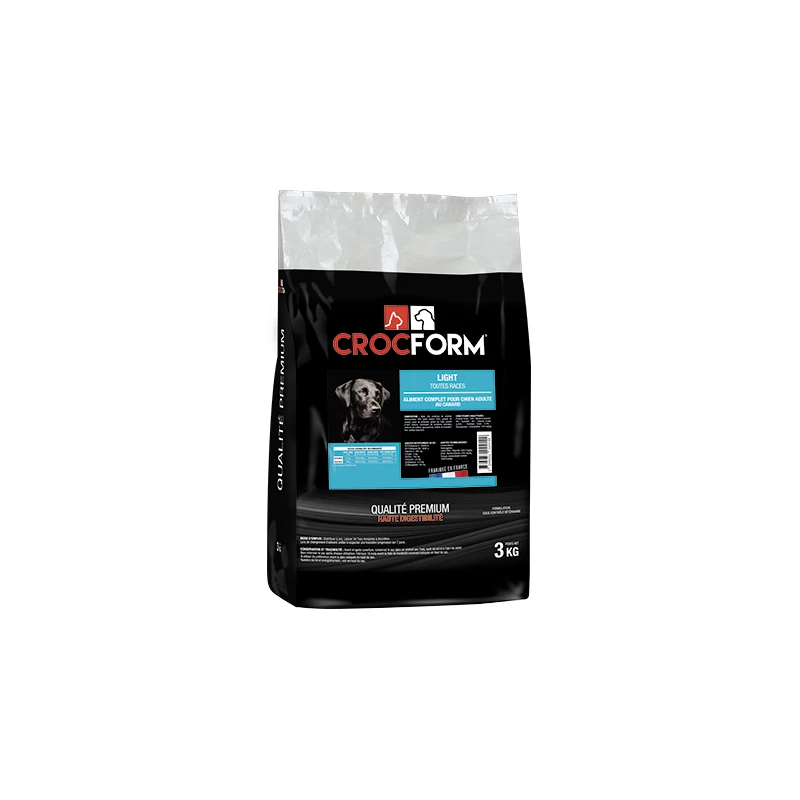 Croquettes Toutes Races CROCFORM Premium Light 3 Croquettes Toutes Races CROCFORM Premium Light