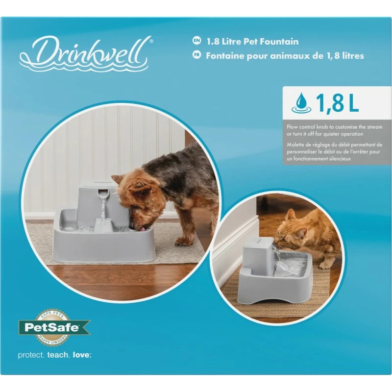 Fontaine à Eau 1,8 L Pour Chat Et Chien - Drinkwell PetSafe 7 Fontaine à Eau 1,8 L Pour Chat Et Chien - Drinkwell PetSafe – Image 5