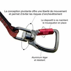 Sangle D'attache De Sécurité Swivel Kurgo -magasin de soins pour chiens kurgo sangle dattache de securite swivel kurgo cy0774 2