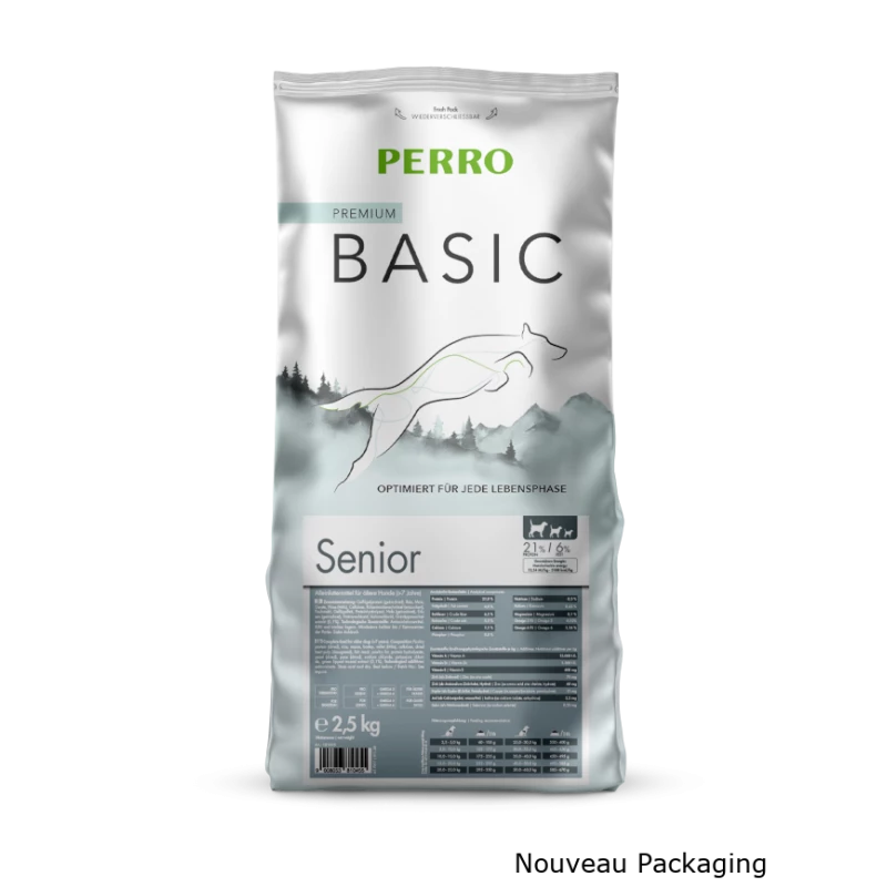 Croquettes Perro Basic - Sénior 3 Croquettes Perro Basic - Sénior