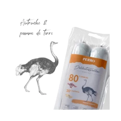 Friandises Autruche & Pommes De Terre Perro 2 X 400 G 8 Friandises Autruche & Pommes De Terre Perro 2 X 400 G -magasin de soins pour chiens perro friandises autruche pommes de terre perro 2 x 400 g 181560 2