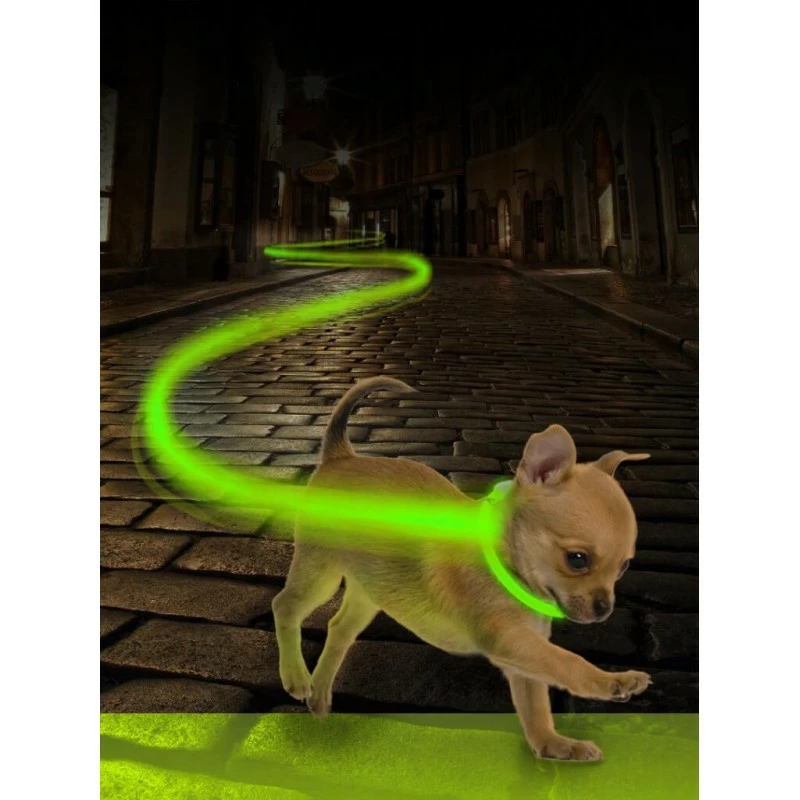 Anneaux Lumineux Seecurity USB Nylon Vert 4 Anneaux Lumineux Seecurity USB Nylon Vert – Image 2